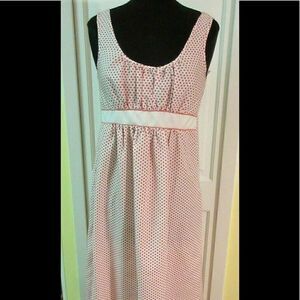 Cheoette vintage polka dot dress red & white small
